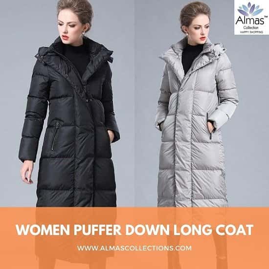 Women Puffer Down Long Coat