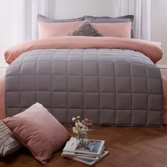 Weighted Blanket Quilted - Silver Grey