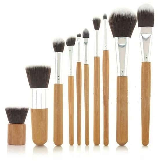 Eco-friendly Bamboo Makeup-up Brushes
