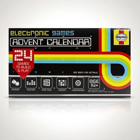 CHRISTMAS GIFTS - HAYNES ELECTRONIC GAMES ADVENT CALENDAR: £22.00!