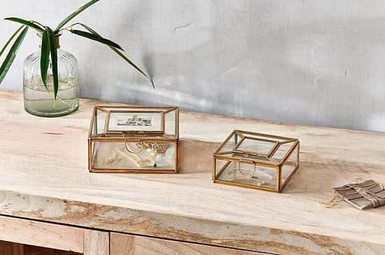 Handmade Jewellery Christmas Gifts - Nalou Jewellery Box With Frame: £24.95!