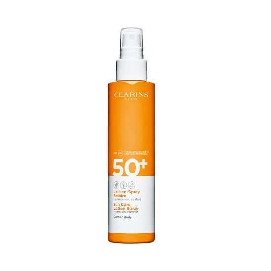 Skin Care: Clarins - Sun Care SPF50 Body Lotion Spray (150ml) £22.50!