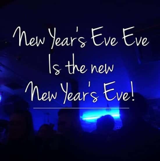 1 day to go until our anti New Year's Eve party - let's kiss 2016 goodbye on Friday without the fuss
