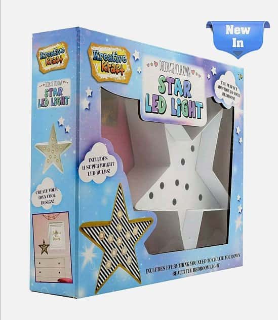 Star Led Light Kit Free Standing Lamp Night Lights Art and Craft