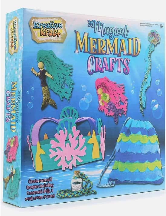 Magical Mermaid Craft Sewing Kit with 6 Activities Set For Kids