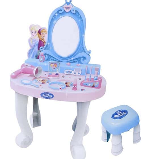 Frozen vanity with stool hot sale