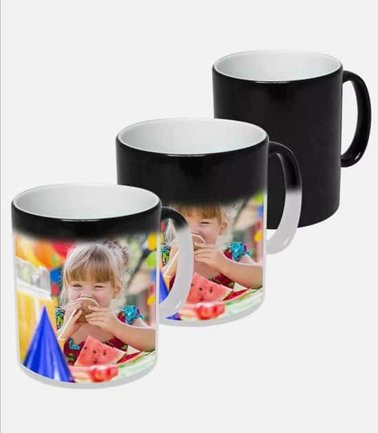 Personalised Mug Heat Colour Changing Magic Photo Mug With Your Picture