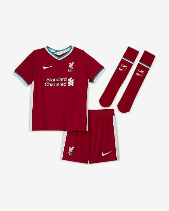 Liverpool away junior shorts sales