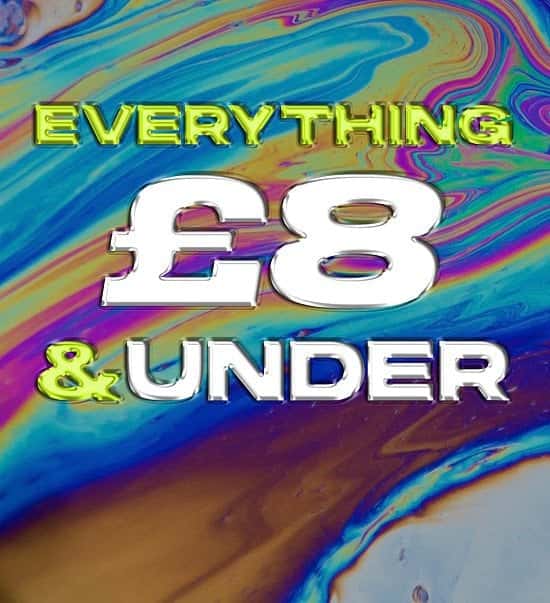 EVERYTHING £8.00 AND UNDER!
