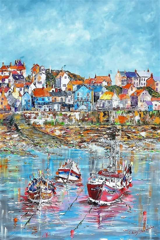 Painting of Staithes
