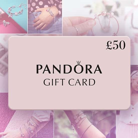Pandora shop store card
