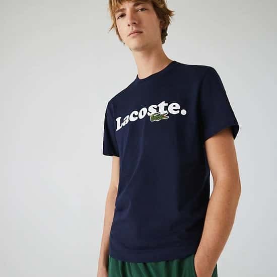 40% OFF - Men's Lacoste And Crocodile Branded Cotton T-shirt!