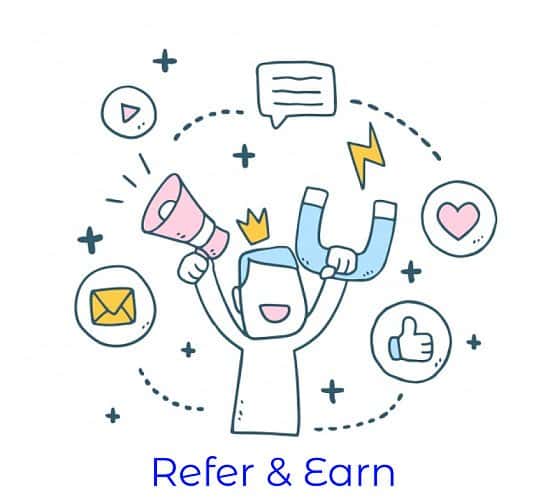 Earn while inviting friends and family!