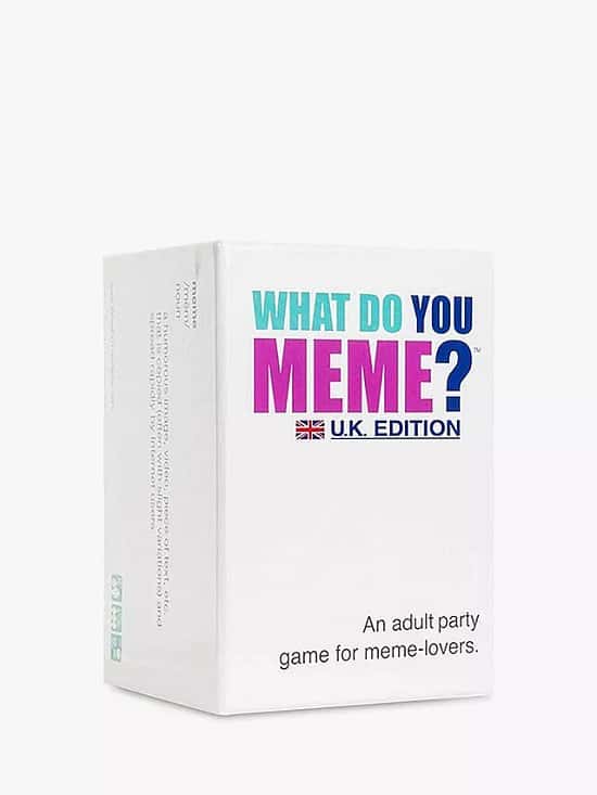At-home Valentine's Day Ideas - Adult What Do You Meme Game: £27.99!