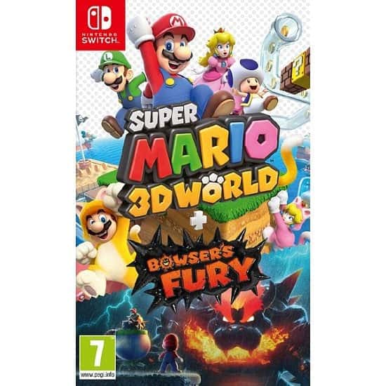 SALE - Super Mario 3D World + Bowser's Fury Nintendo Switch Game!