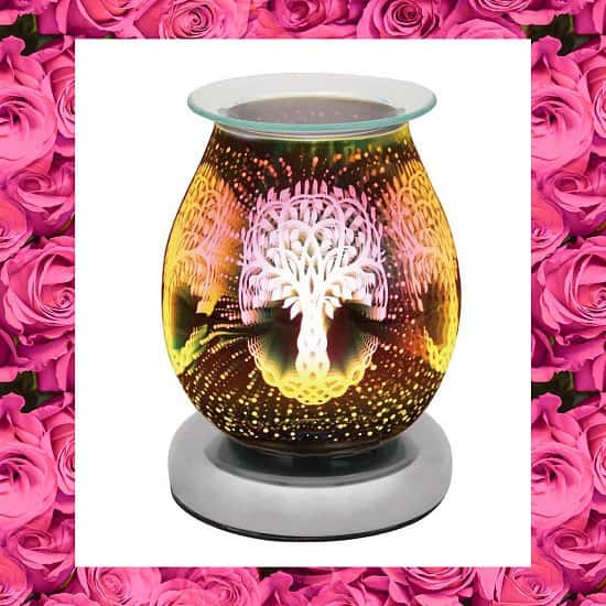 Touch Sensitive Round Aroma Lamp - Tree Of Life