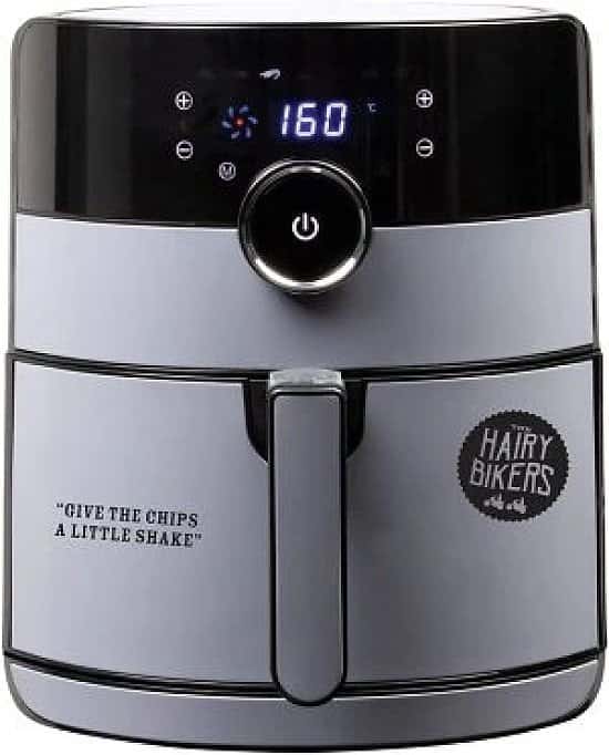 Hairy Bikers 4.5L Digital Air Fryer Low Fat Oil Healthy Cooker Oven Free Postage