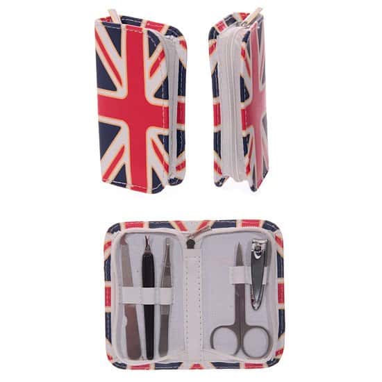 Fun Manicure Set in Union Flag Holder £8.99 Free Postage