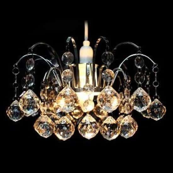 Luxury Chandelier Style Ceiling Light Shade Pendant Acrylic Crystal Bead Droplet[ORIEL PENDANT]