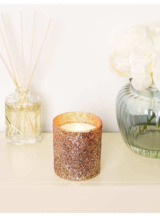 MOTHERS DAY GIFT IDEAS  - Peony blush candle - Rose Gold £10.00!