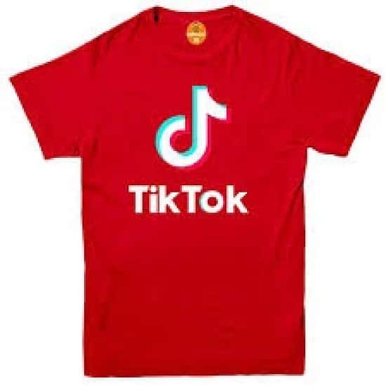 (Red, 2-13Y ) Kids Tik Tok Logo T-Shirt Free Postage