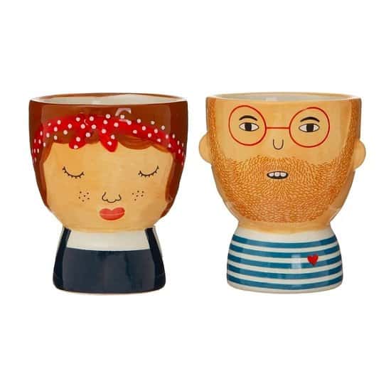(Set of 2) Libby & Ross Egg Cups £13.99 Free Postage