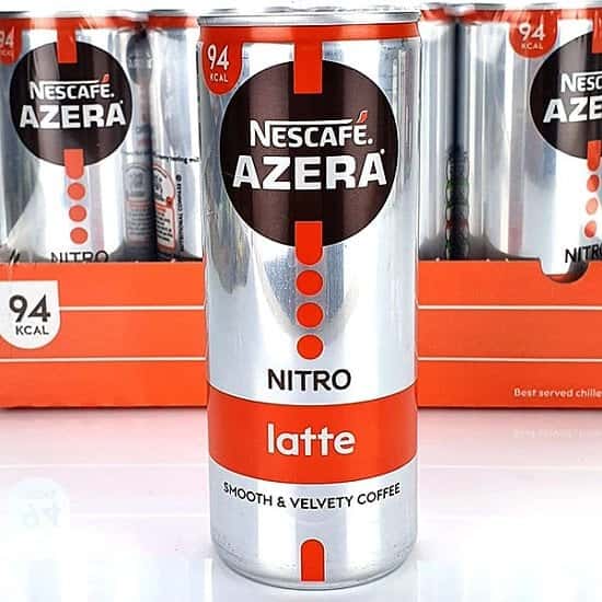 12 X NESCAFE AZERA ICED COFFEE LATTE 250ML DRINKS CANS Free Postage