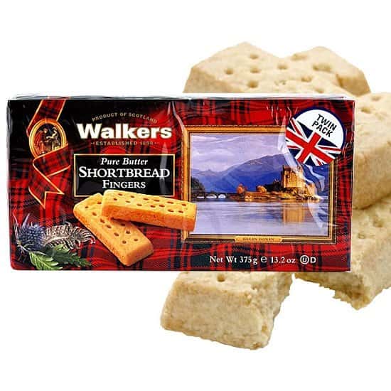 12 X WALKERS PURE BUTTER SHORTBREAD 375G BOXES Free Postage