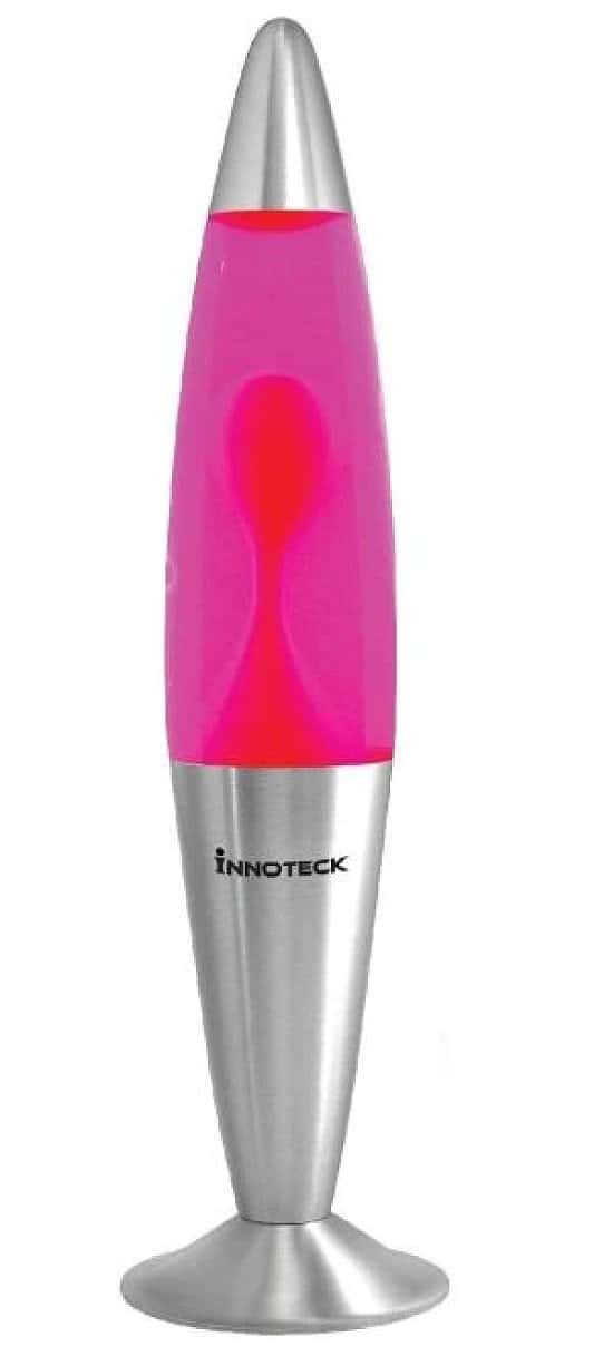 16" Grand Gadgets Funky Motion Lava Lamp Pair - Pink Free Postage
