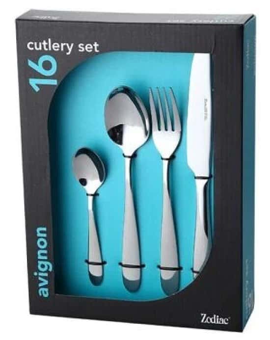 16Pc Avignon Cutlery Set Stainless Steel Stylish Kitchen Dining Decor Free Postage