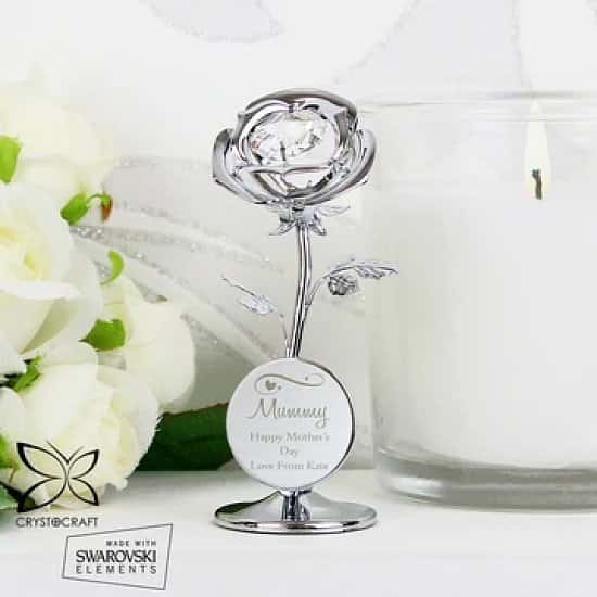 Personalised rose ornaments