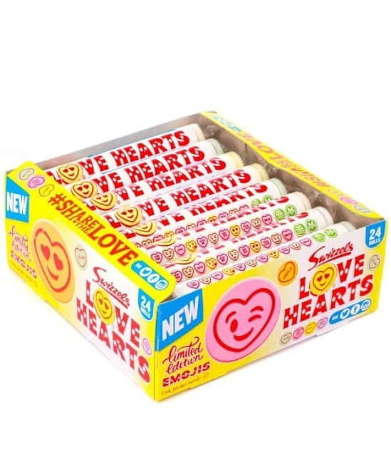 24 Giant Love Hearts rolls Free Postage