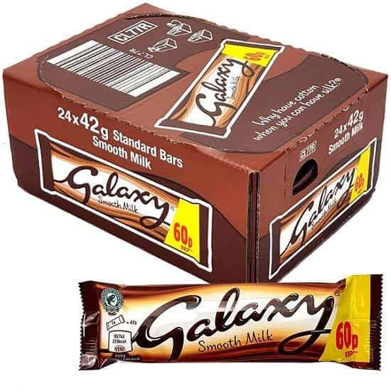 24 x galaxy chocolate bars
