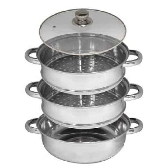3 Tier Stainless Steel Steamer Free Postage