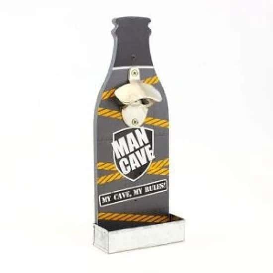 30Cm Man Cave Beer Bottle Opener With Cap Collector Free Postage