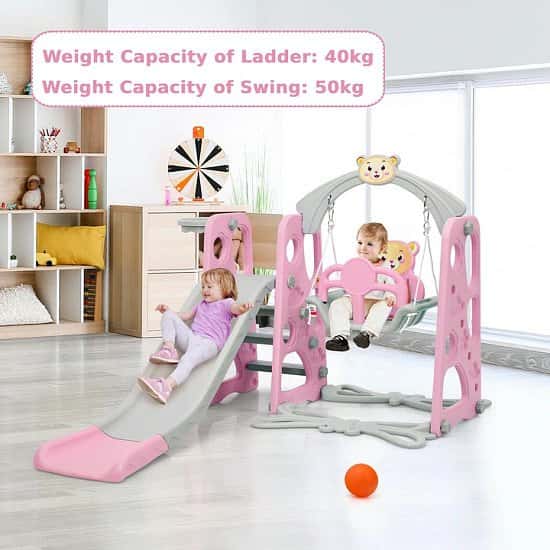 4 in 1 Kid's Swing and Slide Set Playground Free Postage