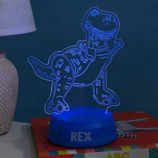 Disney Toy Story 4 Rex Laser Etched Light