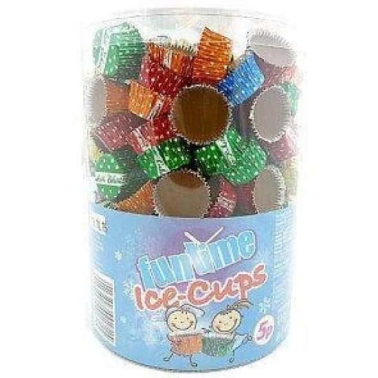CHOCOLATE ICE CUPS (FUNTIME) 200 COUNT Free Postage