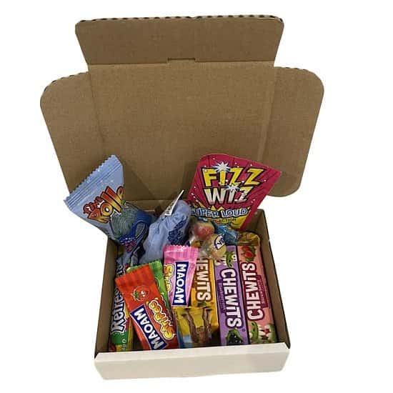 5 Inch Pizza Box of Sweets Selection Free Postage
