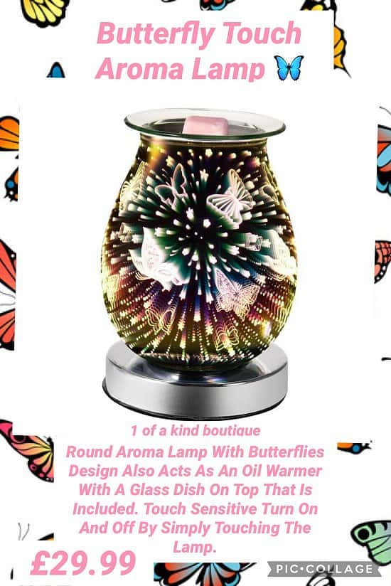 Butterfly Touch Aroma Lamp Free Postage