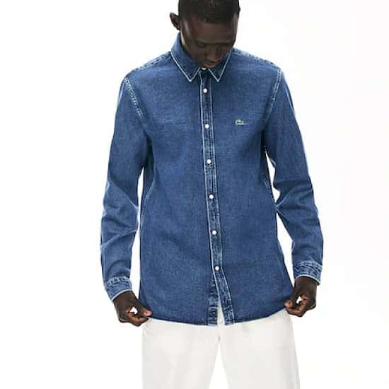 50% OFF - Men's Snap Button Denim Shirt!