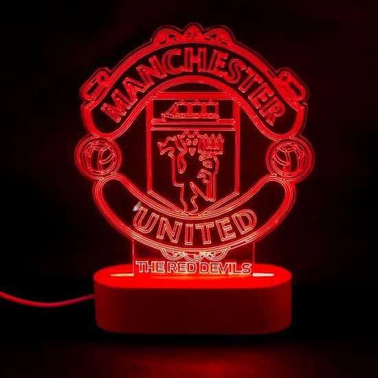 Win an LED Manchester United Light Plaque by subscribing to Pinkmonkeydesigns.com