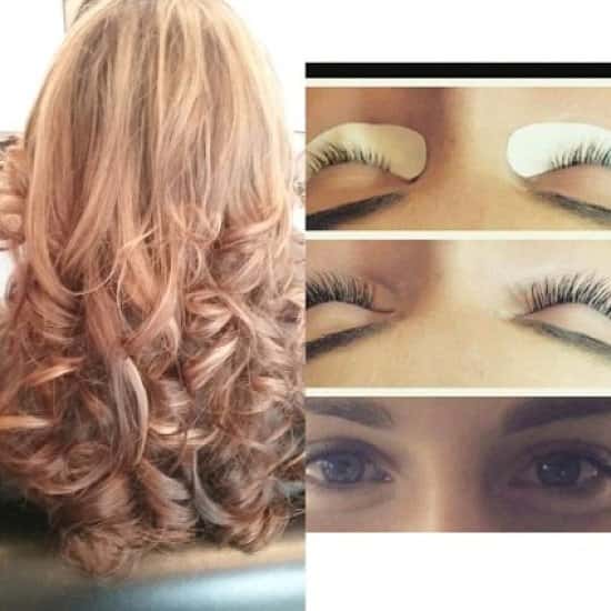 Treat yourself to a full set of EYELASH EXTENSIONS and get a BLOW DRY or a FILE AND POLISH FREE