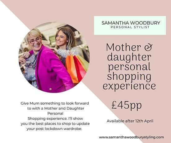 Save 25% on a Mothers Day Personal Shopping Experience