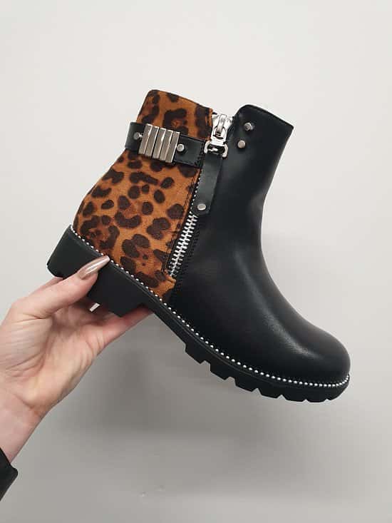 Katrina Leopard Boots