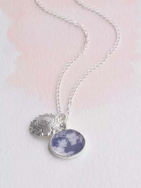 Mother's Day Gift Ideas - Under the Rose Swing Locket with Photo Pendant, £99.00!