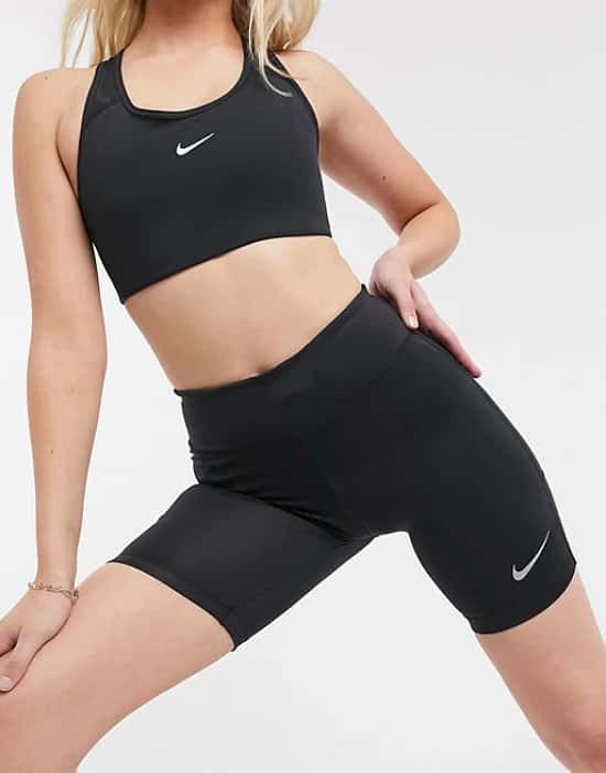 SAVE - Nike legging shorts in black with mini swoosh!