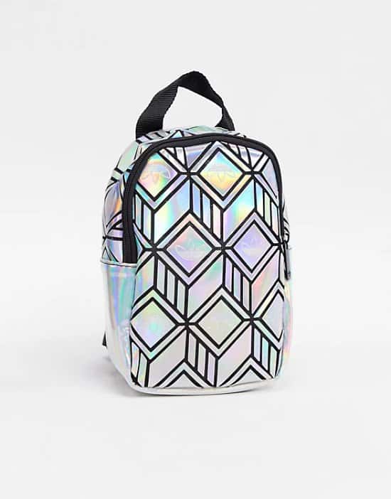 SAVE - adidas Originals 3D geo backpack in silver!