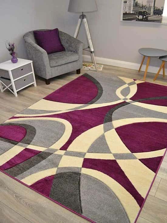 Hudson Purple Hawaii Rug - different sizes and prices in description- Free Postage