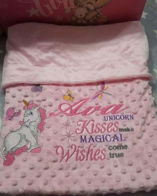 Unicorn Baby Blanket